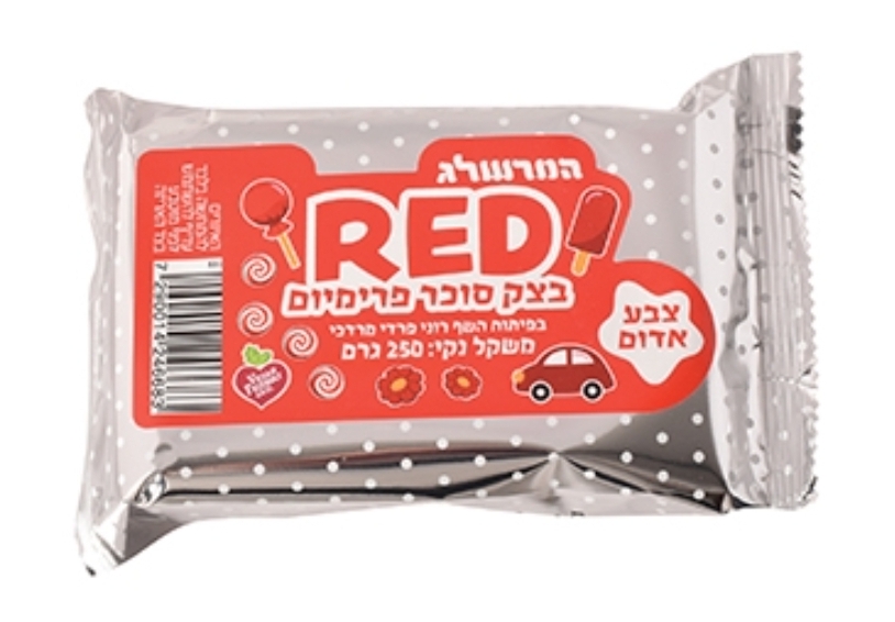 בצק סוכר אדום המרשלג