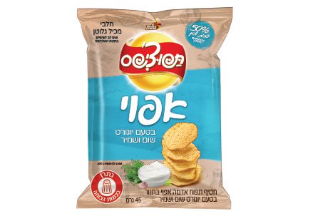 תופציפס אפוי בטעם יגורט שום ושמיר